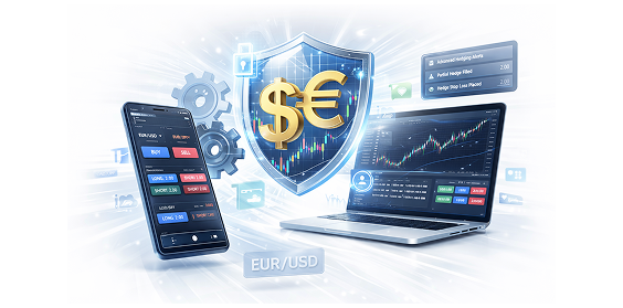 Built-in trading platform